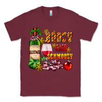 Burgundy boozy and schmoozy Classic Tee - AdoDesignShop