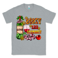 Heather Grey boozy and schmoozy Classic Tee - AdoDesignShop