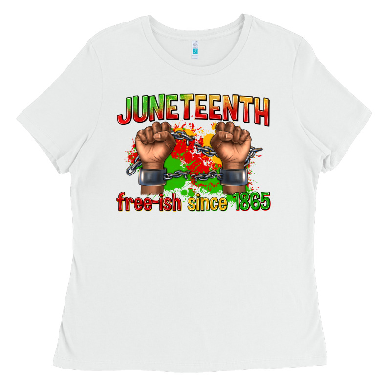 Juneteenth Free Ish Since 1865 Ladies Tee by texasbilliewilder | Teevron