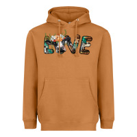Meerkat love with holstein cow Heavyweight Hoodie - BarkalooDesign