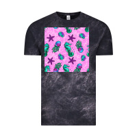 Cloud Black summer ocean seamless pattern Vintage Tee - BundleAndBundleShop
