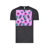 Vintage Black summer ocean seamless pattern Vintage Tee - BundleAndBundleShop