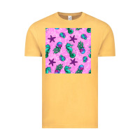 Vintage Mustard summer ocean seamless pattern Vintage Tee - BundleAndBundleShop