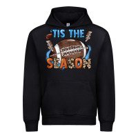 Black Tis the season lightning bolt Urban Hoodie - HowdyJamesFarm