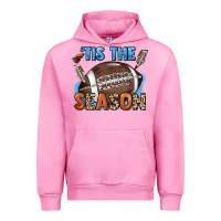 Fuchsia Pink Tis the season lightning bolt Urban Hoodie - HowdyJamesFarm