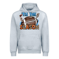 Heather Grey Tis the season lightning bolt Urban Hoodie - HowdyJamesFarm