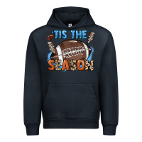Navy Tis the season lightning bolt Urban Hoodie - HowdyJamesFarm