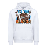 White Tis the season lightning bolt Urban Hoodie - HowdyJamesFarm