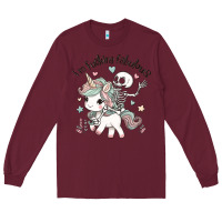 Burgundy i'm fucking fabulous Long Sleeve Tee - MaliasSmallBusiness
