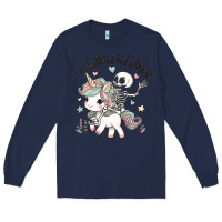 Navy i'm fucking fabulous Long Sleeve Tee - MaliasSmallBusiness