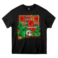 Black new mexico map Heavy Core Tee - Zillion Design Studio