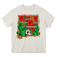 Cream new mexico map Heavy Core Tee - Zillion Design Studio