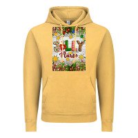 Vintage Mustard Christmas Jolly Nurse Vintage Hoodie - Artiststas