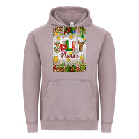 Vintage Zinc Christmas Jolly Nurse Vintage Hoodie - Artiststas