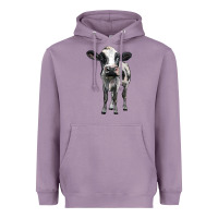 Lavender holstein cow Heavyweight Hoodie - BarkalooDesign