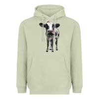 Matcha holstein cow Heavyweight Hoodie - BarkalooDesign