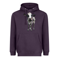 Plum holstein cow Heavyweight Hoodie - BarkalooDesign