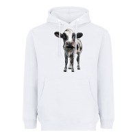 White holstein cow Heavyweight Hoodie - BarkalooDesign