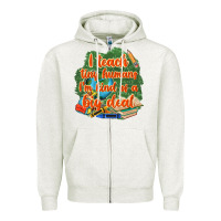 Oatmeal Heather i teach tiny humans im kind of a big deal Zipper Hoodie - NancyCooperArtShop
