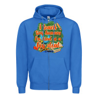 True Royal i teach tiny humans im kind of a big deal Zipper Hoodie - NancyCooperArtShop