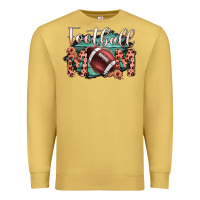 Antique Gold Football Mom Premium Sweatshirt - Bettercallsaul