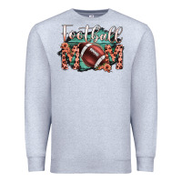 Heather Grey Football Mom Premium Sweatshirt - Bettercallsaul