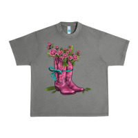 Tornado valentines day western boots and roses Urban Heavy Tee - AdoDesignShop