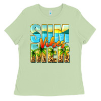 Matcha summer vibes Ladies Tee - Zillion Design Studio