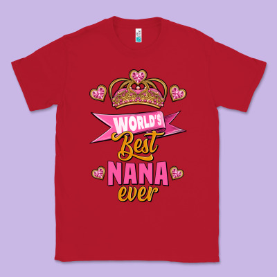 World's Best Nana Ever Classic Tee Designed By Jasminsmagicworld