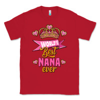 Red world's best nana ever Classic Tee - Jasminsmagicworld