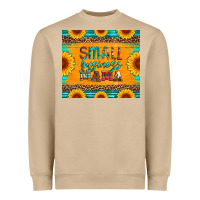 Mushroom small business mama leopard turquoise aztec serape cowhide sunflowers Heavyweight Sweatshirt - Artiststas