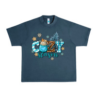 Midnight Navy cozy season Urban Heavy Tee - AdoDesignShop