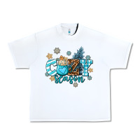 White cozy season Urban Heavy Tee - AdoDesignShop