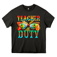 Asphalt teacher off duty Heavy Core Tee - texasbilliewilder
