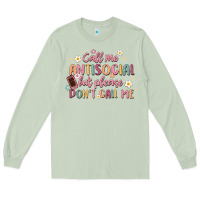Matcha call me antisocial but please don't call me Long Sleeve Tee - MaliasSmallBusiness