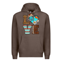 Coffee American Football love and helmet Premium Hoodie - NancyCooperArtShop