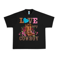 Black valentines day love my cowboy Urban Heavy Tee - AdoDesignShop