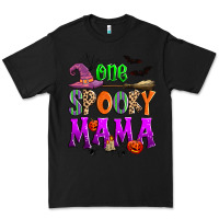 Black one spooky mama Premium Tee - Zillion Design Studio