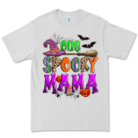 Dove Grey one spooky mama Premium Tee - Zillion Design Studio