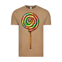 Vintage Coffee rainbow lollipop Vintage Tee - AdoDesignShop