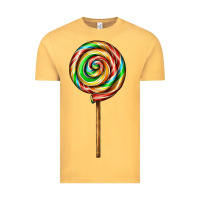 Vintage Mustard rainbow lollipop Vintage Tee - AdoDesignShop