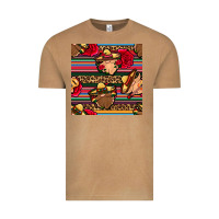 Vintage Camel mexican gnomes seamless pattern Vintage Tee - BundleAndBundleShop