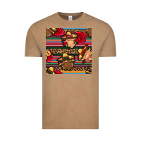 Vintage Coffee mexican gnomes seamless pattern Vintage Tee - BundleAndBundleShop