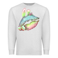 Oatmeal Heather Eared Paster Color Easter Lips Premium Sweatshirt - Bettercallsaul
