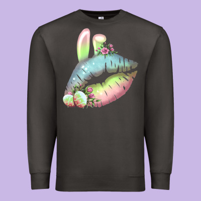 Eared Paster Color Easter Lips Premium Sweatshirt Designed By Bettercallsaul