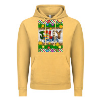 Vintage Mustard Christmas jolly teacher Vintage Hoodie - Artiststas