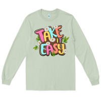 Matcha take it easy Long Sleeve Tee - MaliasSmallBusiness