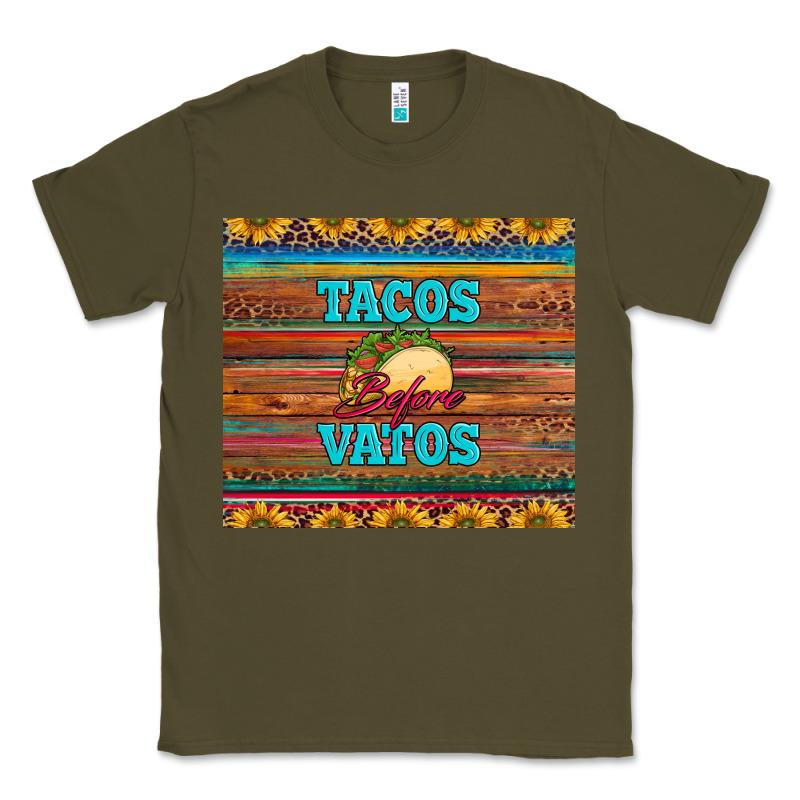 Tacos Before Vatos Classic Tee by BarkalooDesign | Teevron