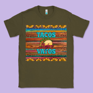 Tacos Before Vatos Classic Tee Designed By Barkaloodesign