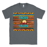 Charcoal Heather tacos before vatos Classic Tee - BarkalooDesign
